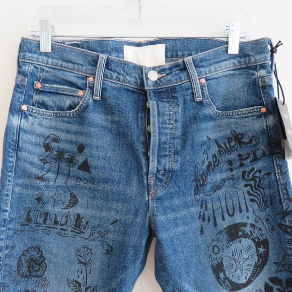 MOTHER SUPERIOR The Scrapper Cuff Ankle Fray NWT - Picture 3 of 15